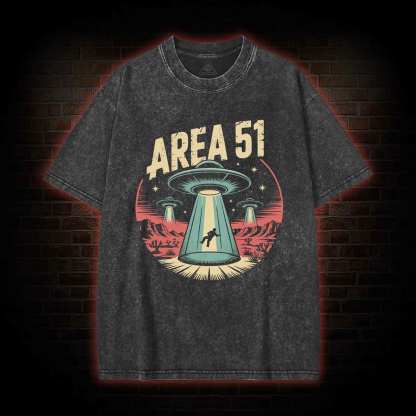  Area 51 Washed T-shirt
