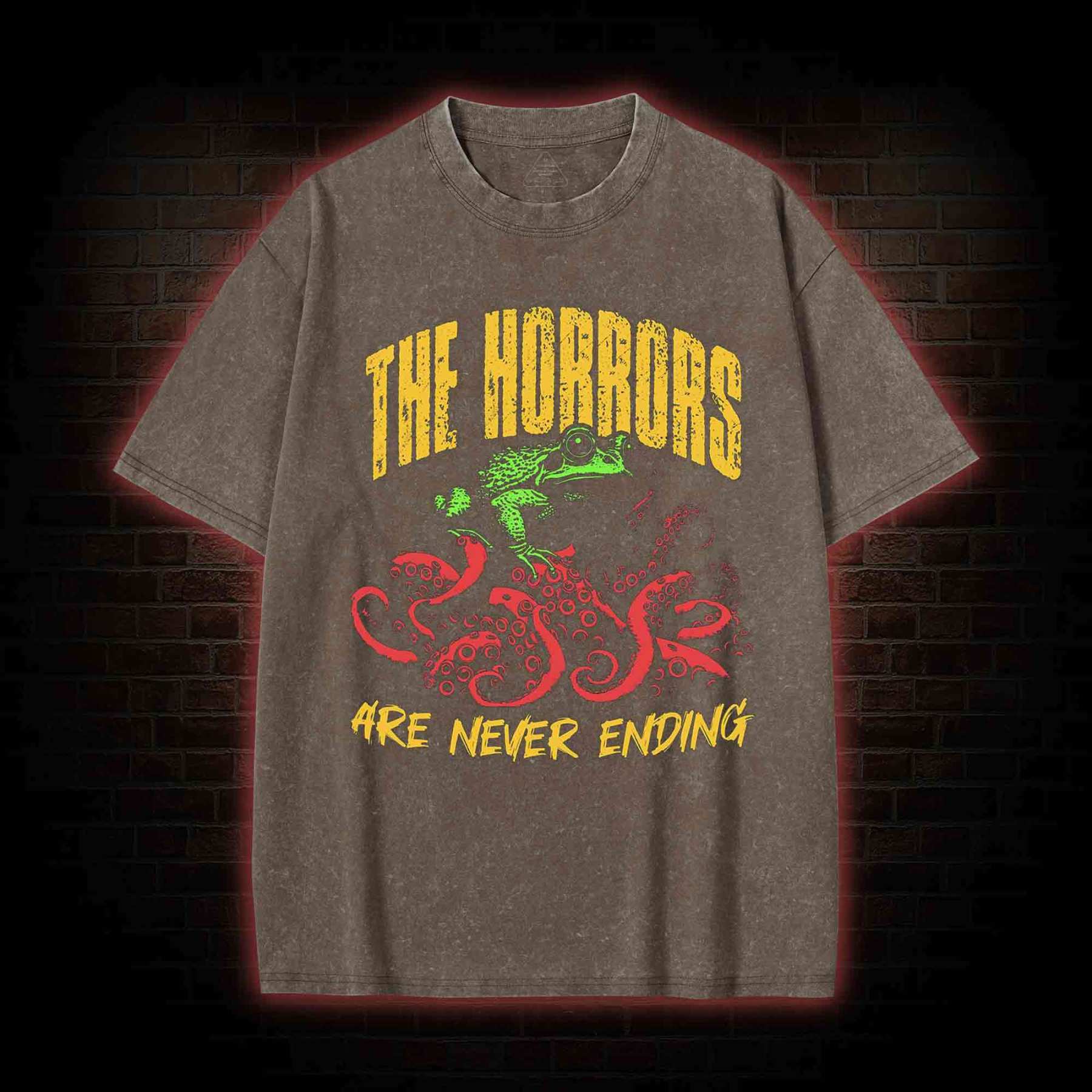 The Horrors Are Never Ending Washed T-shirt