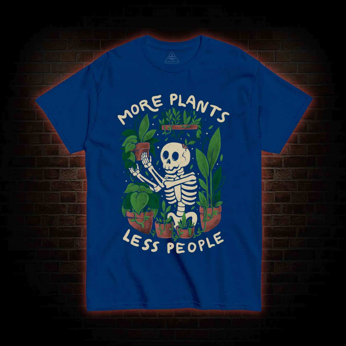More Plants Less People T-shirt