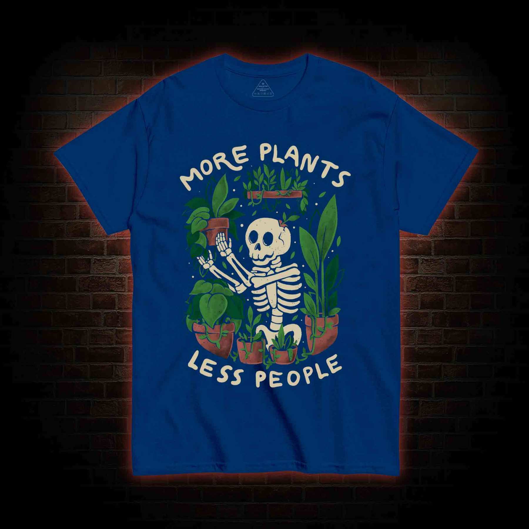 More Plants Less People T-shirt