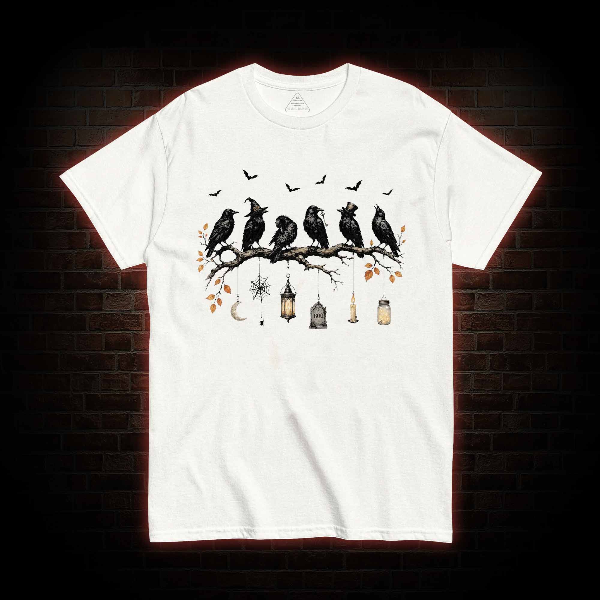 Black Crow Halloween T-shirt