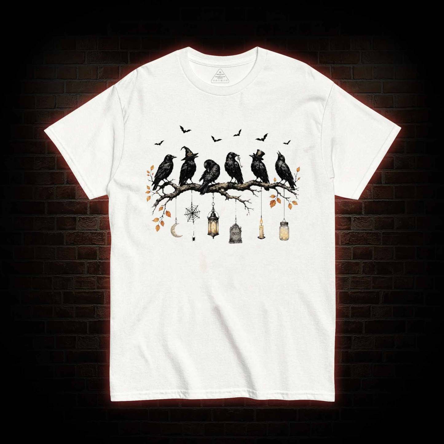 Black Crow Halloween T-shirt
