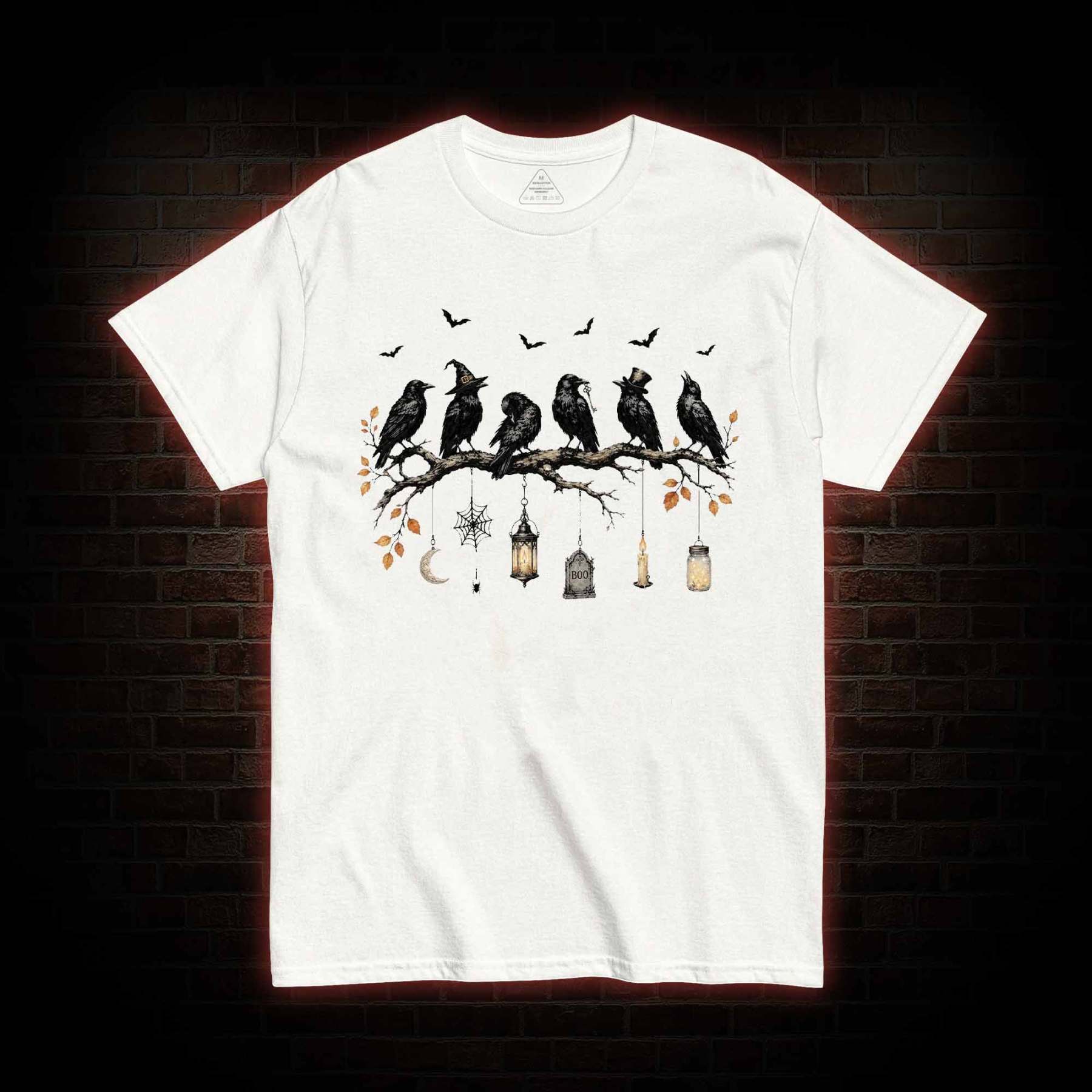 Black Crow Halloween T-shirt