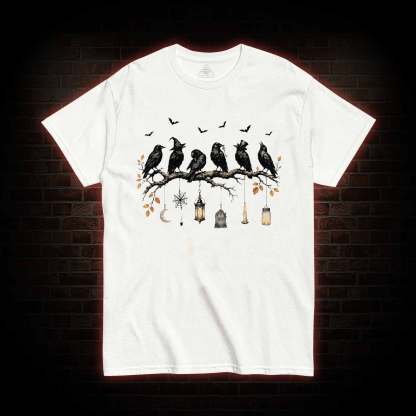Black Crow Halloween T-shirt
