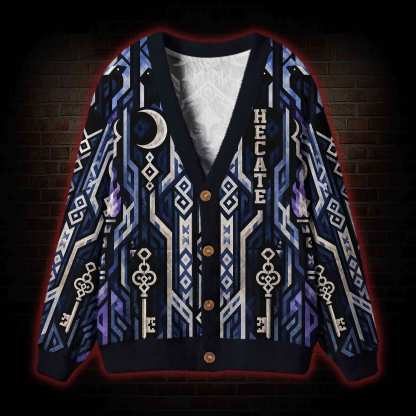 Hecate Moon Keys Cardigan Sweater