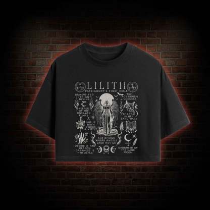 Lilith Feminist Crop Top