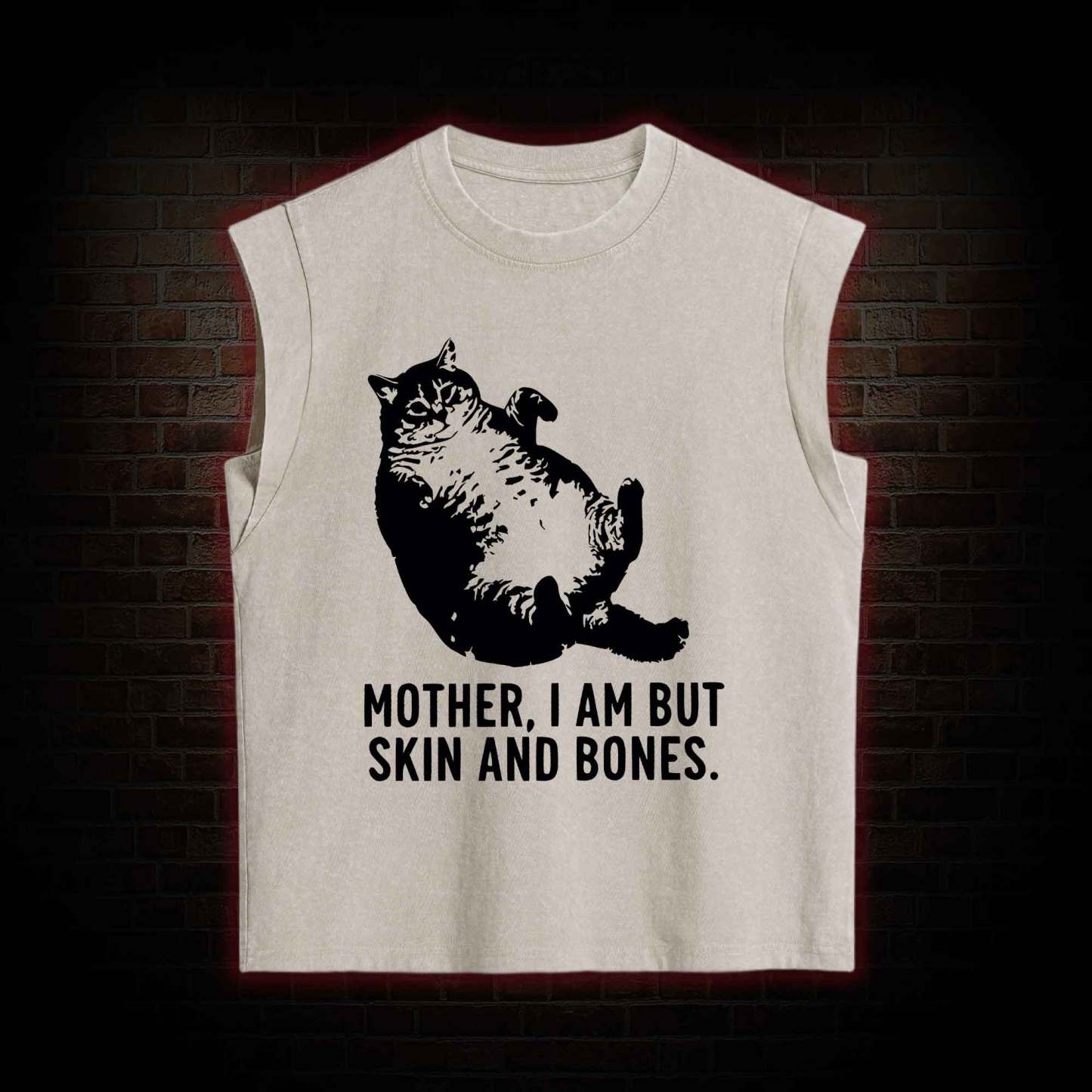 Mother I Am but Skin and Bones Women's Washed Tank Top
