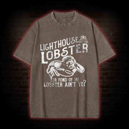 Lighthouse Lobster Washed T-shirt