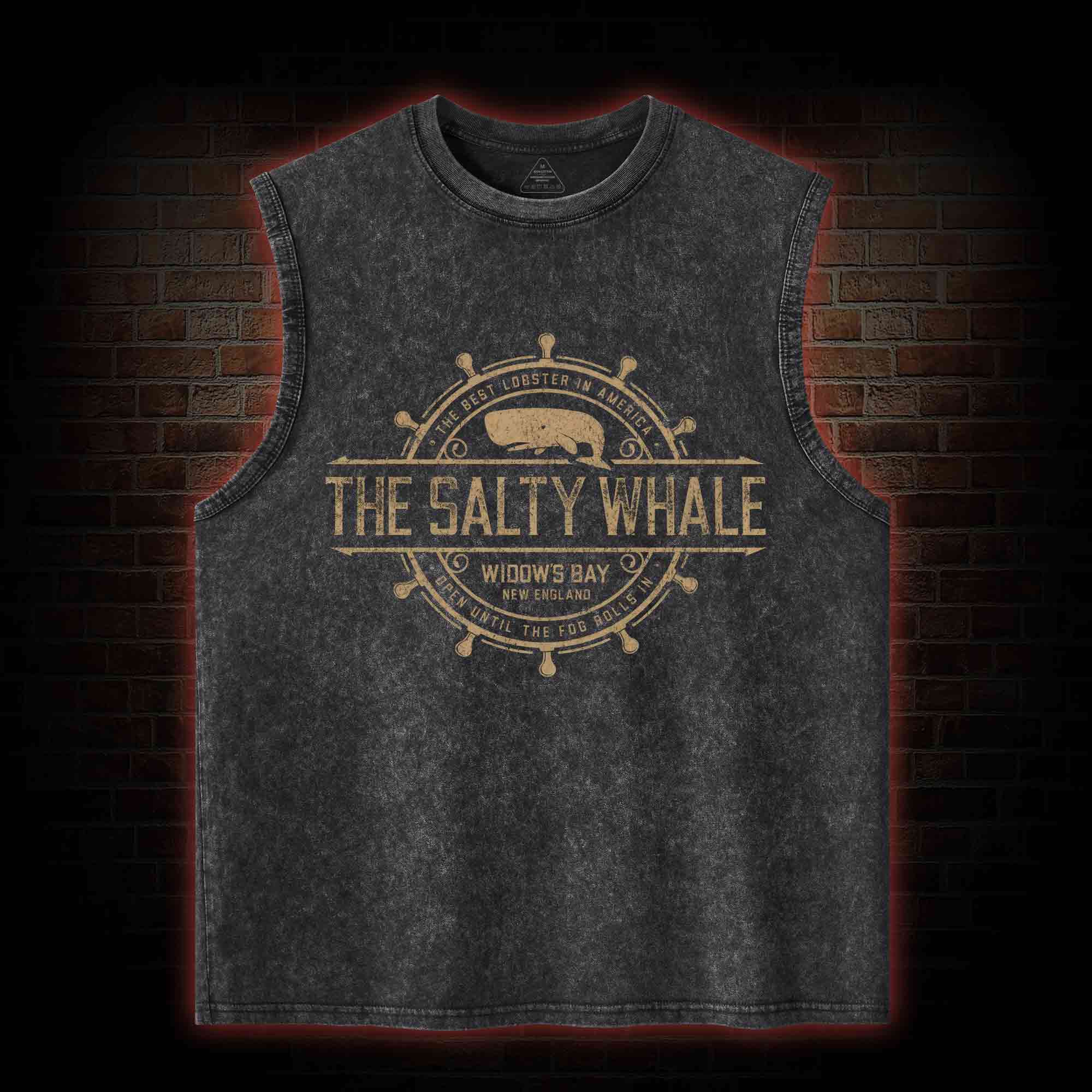 The Salty Whale Washed Tank Top