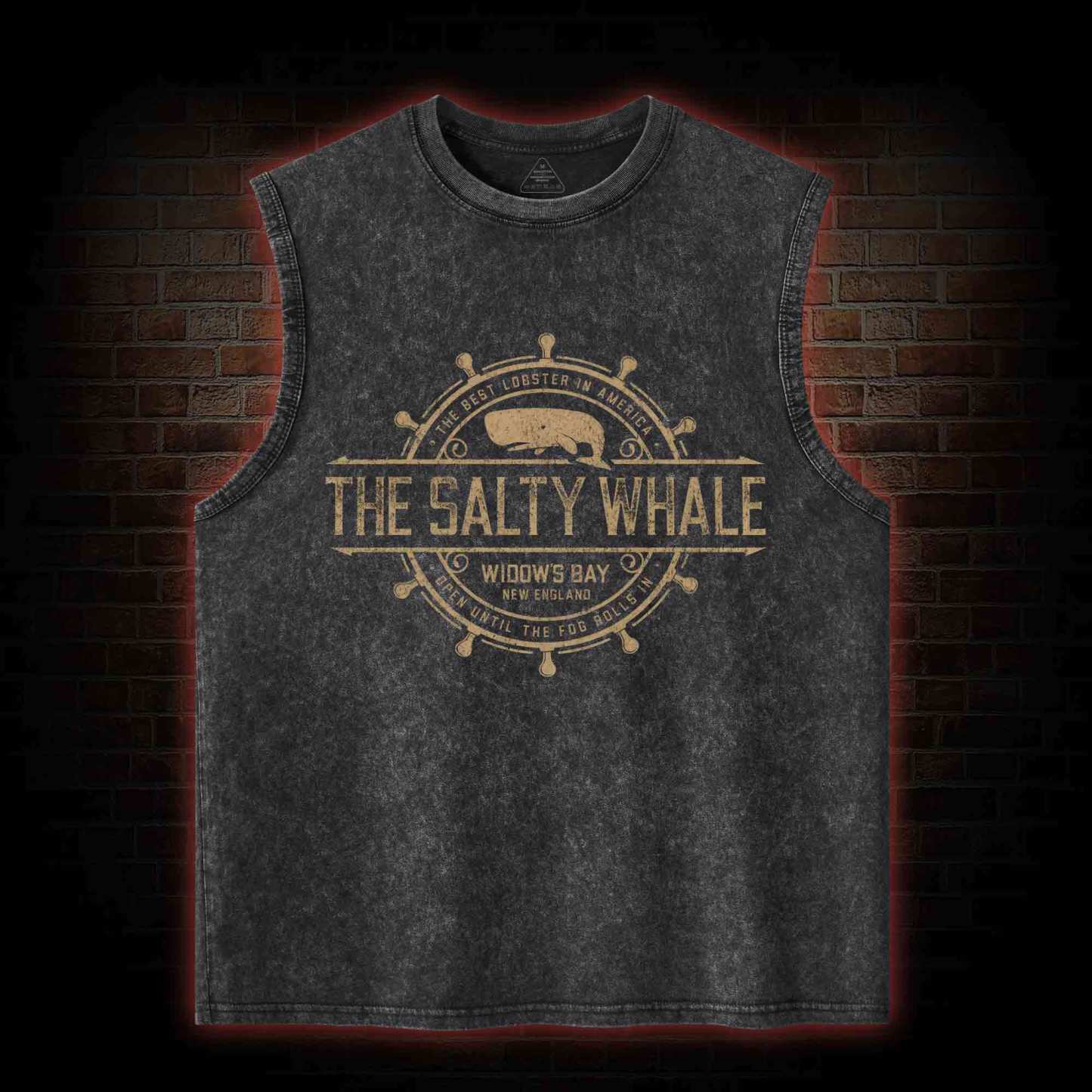 The Salty Whale Washed Tank Top