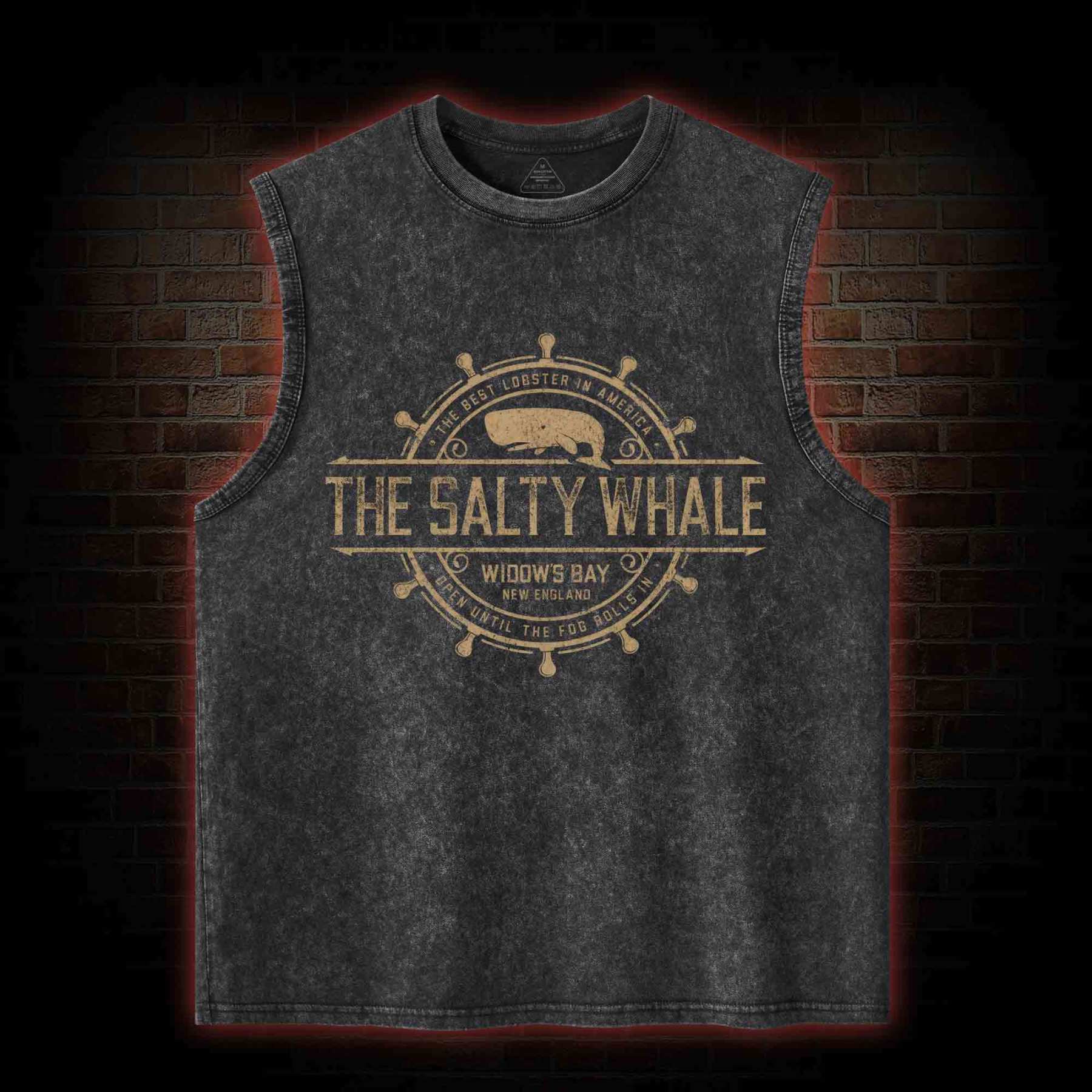 The Salty Whale Washed Tank Top