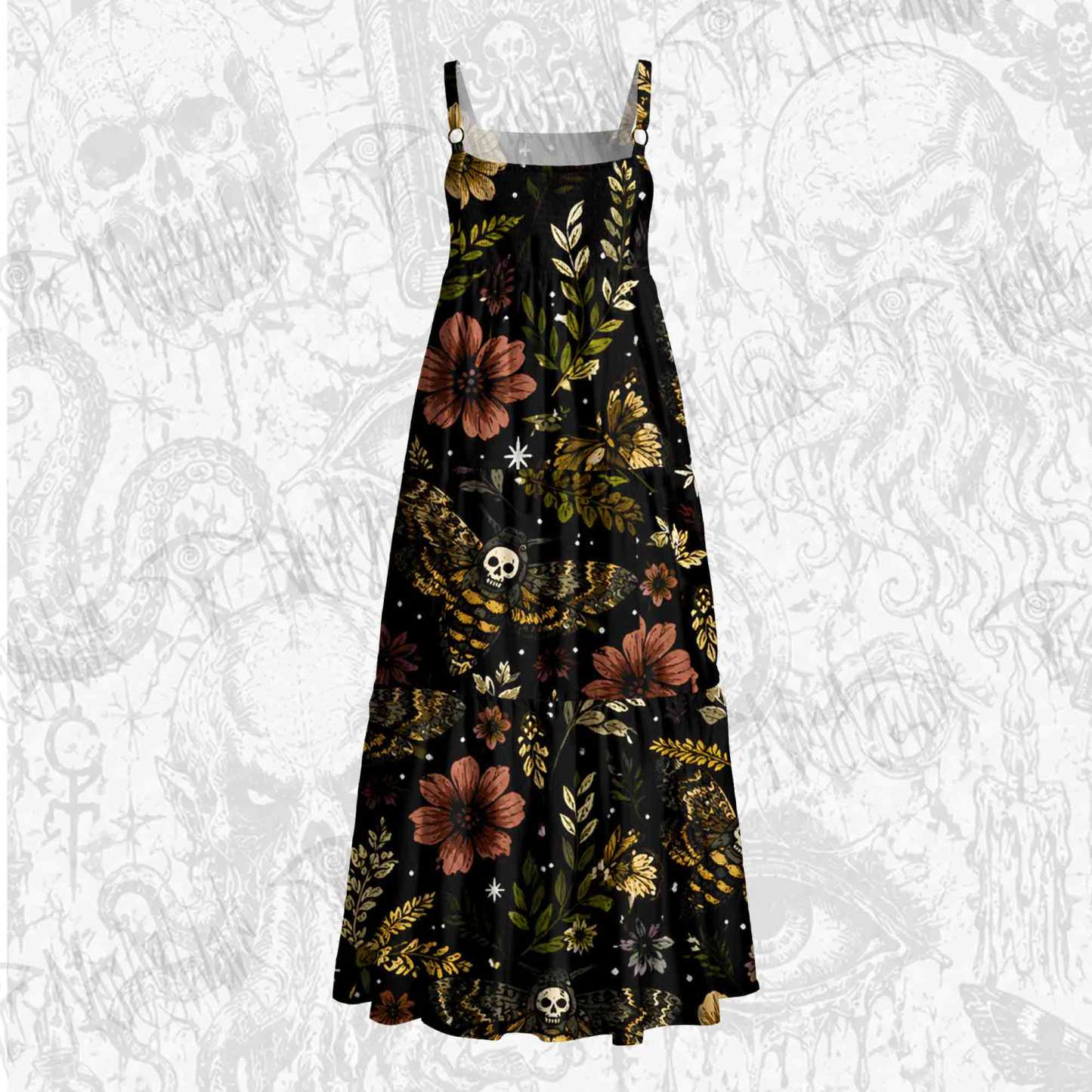 Wide Straps Maxi Dress