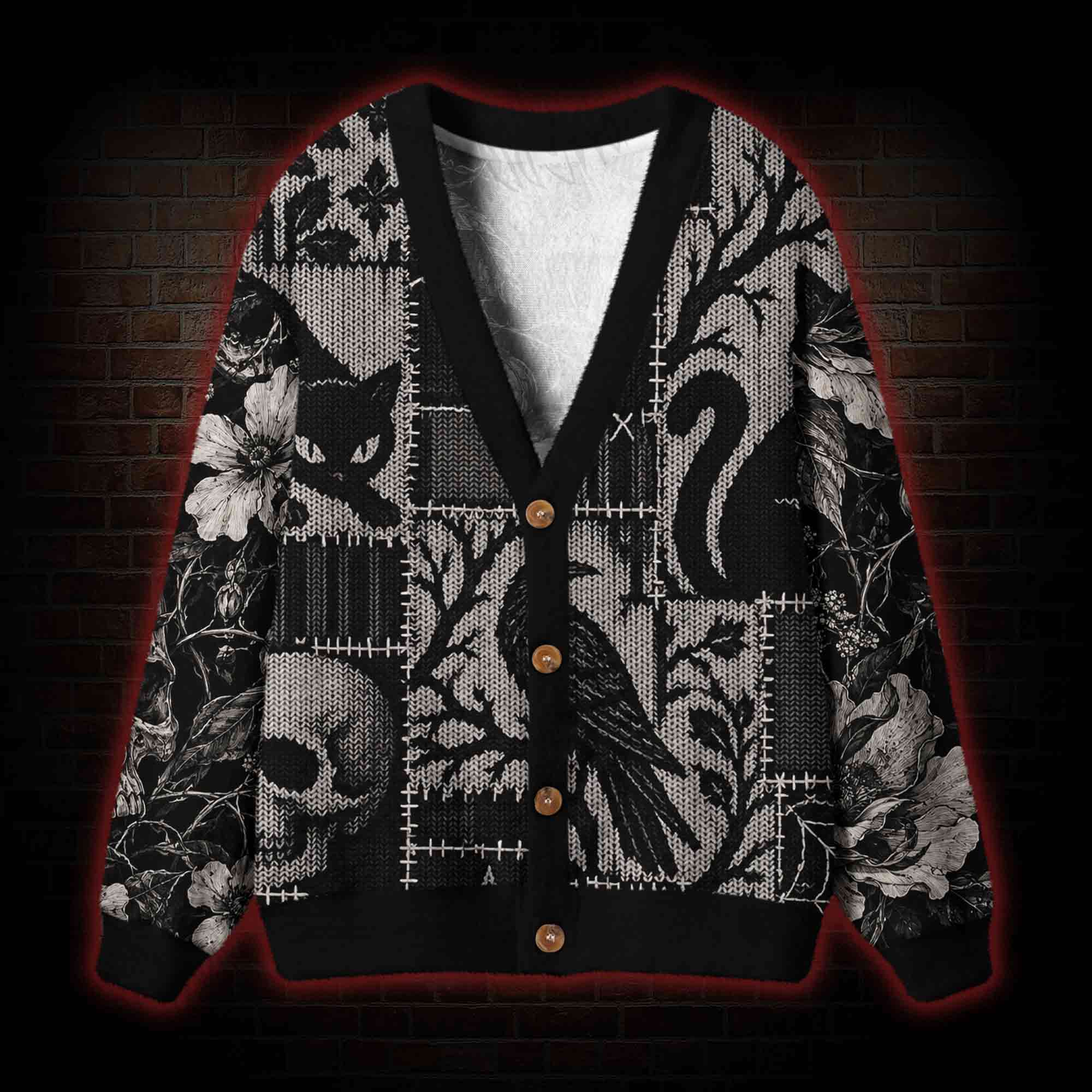 The Witch's Familiar Cardigan Sweater