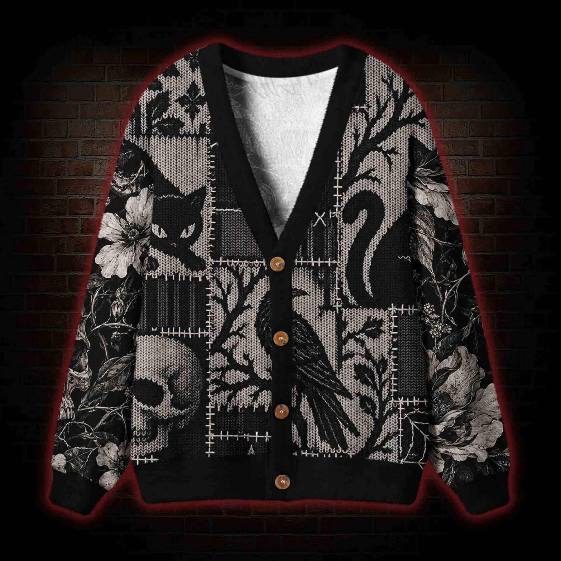 The Witch's Familiar Cardigan Sweater