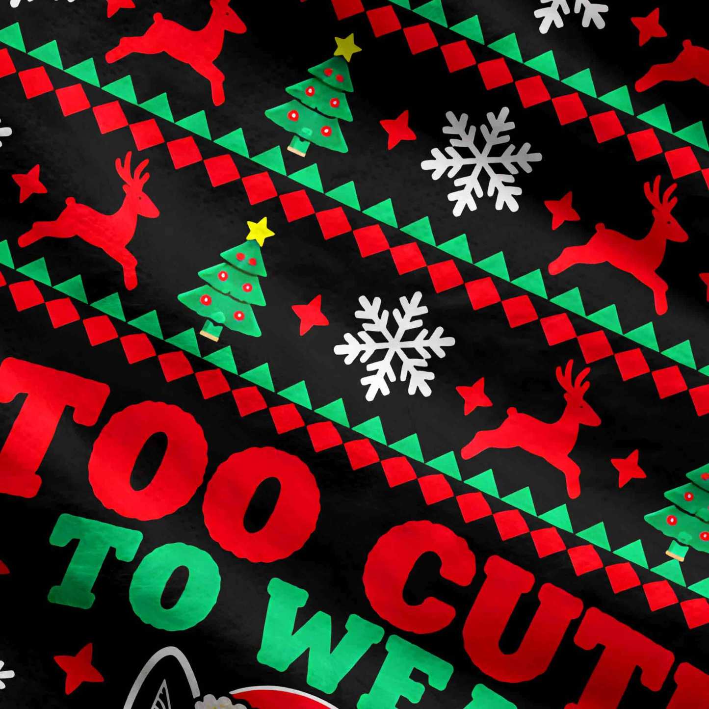 Too Cute for Ugly Sweaters Ugly Sweatshirts