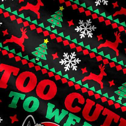 Too Cute for Ugly Sweaters Ugly Sweatshirts