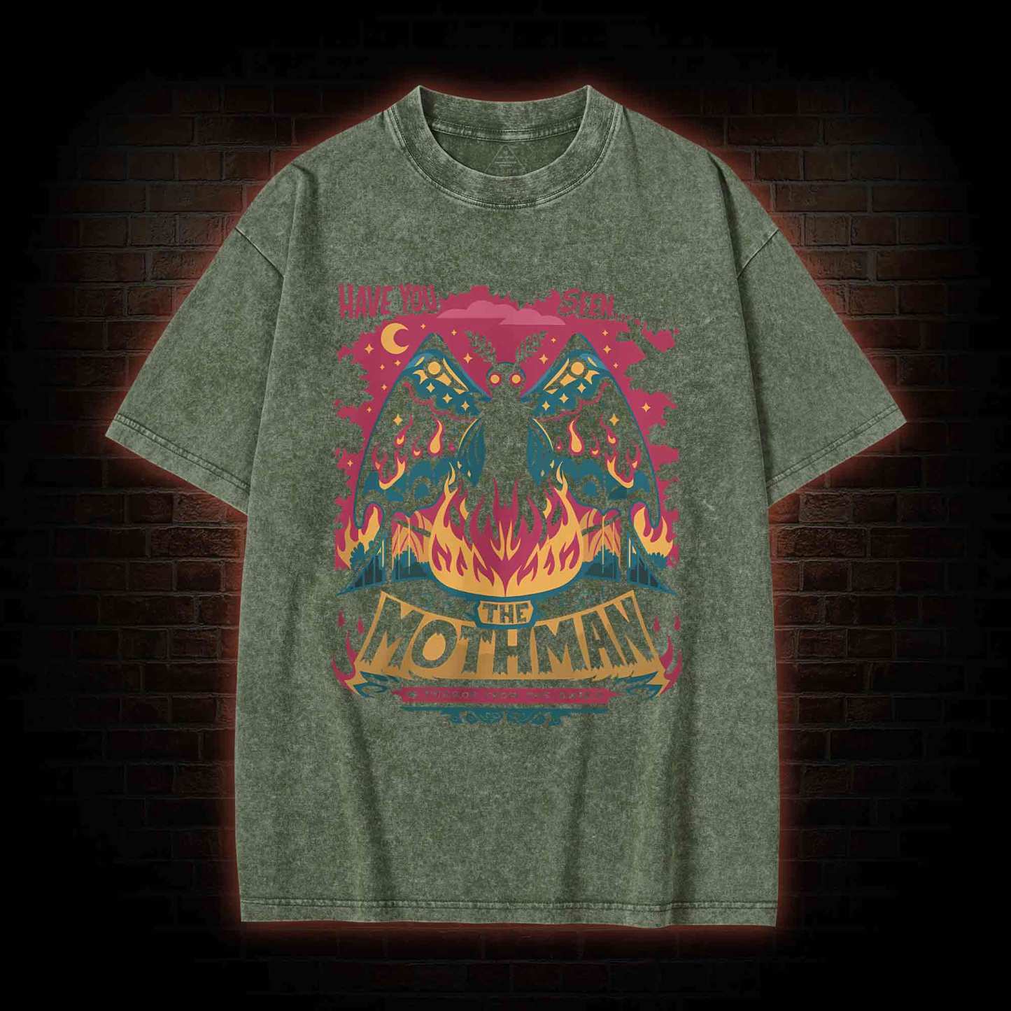 Have You Seen The Mothman Washed T-shirt