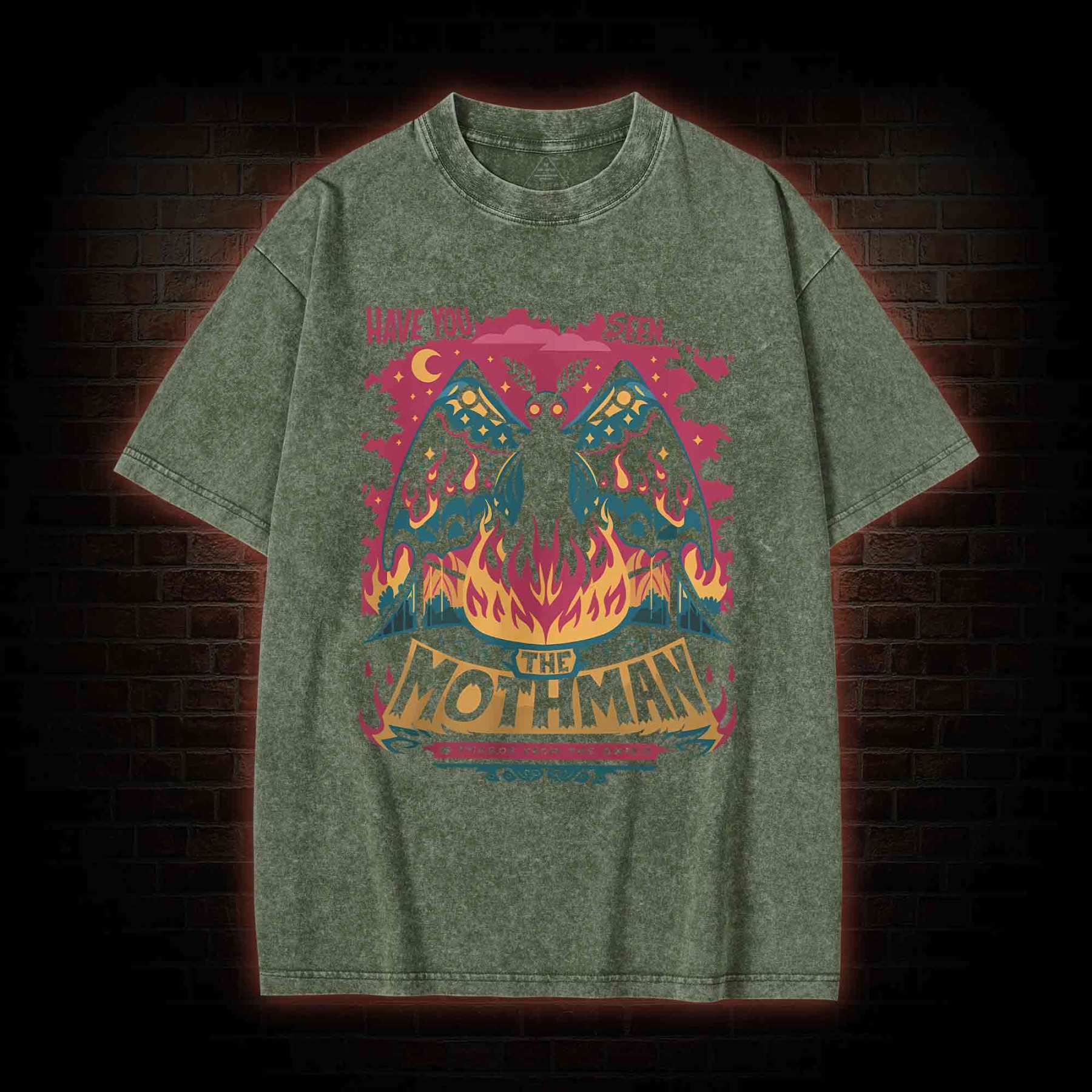 Have You Seen The Mothman Washed T-shirt