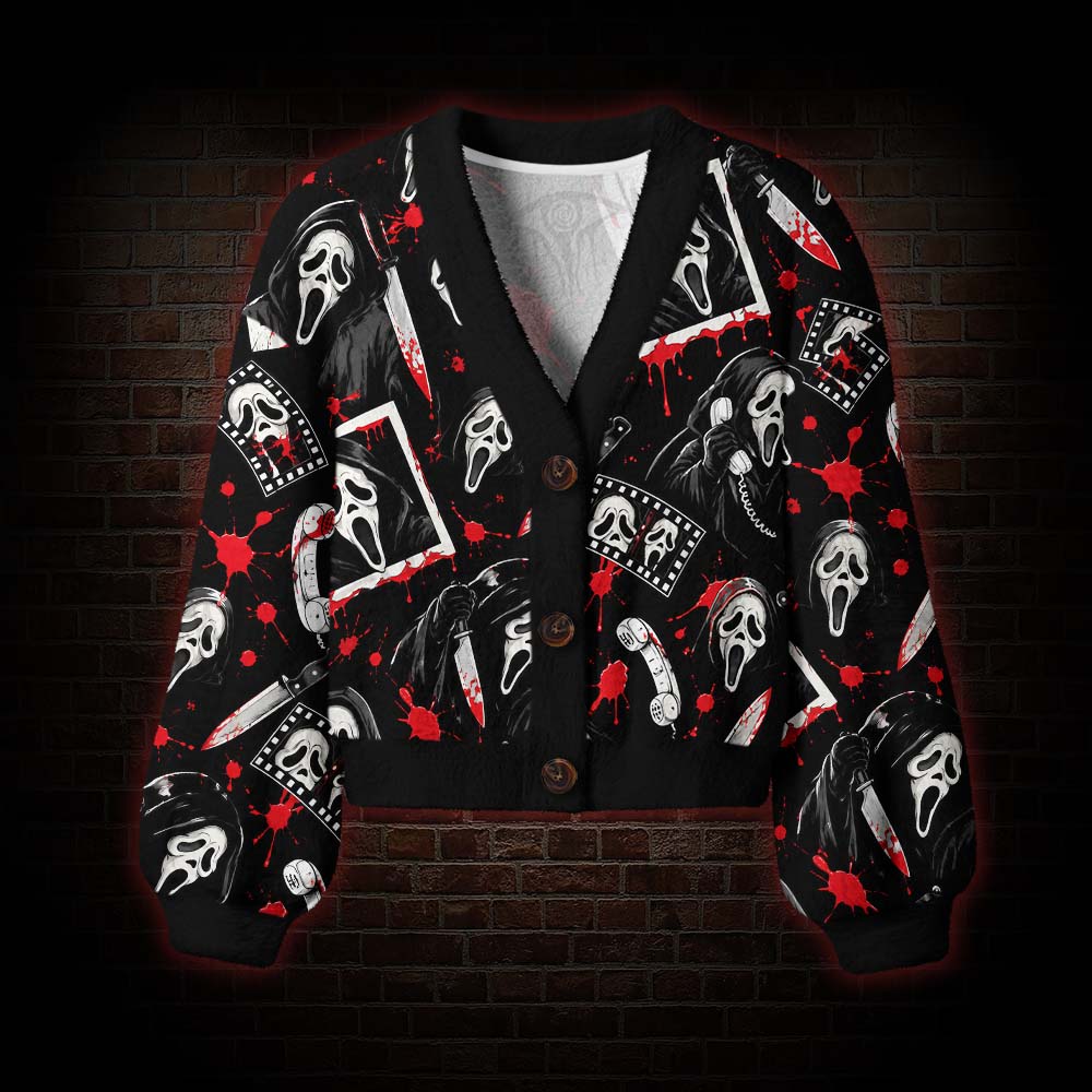Scream Horror Women's Cardigan Sweater