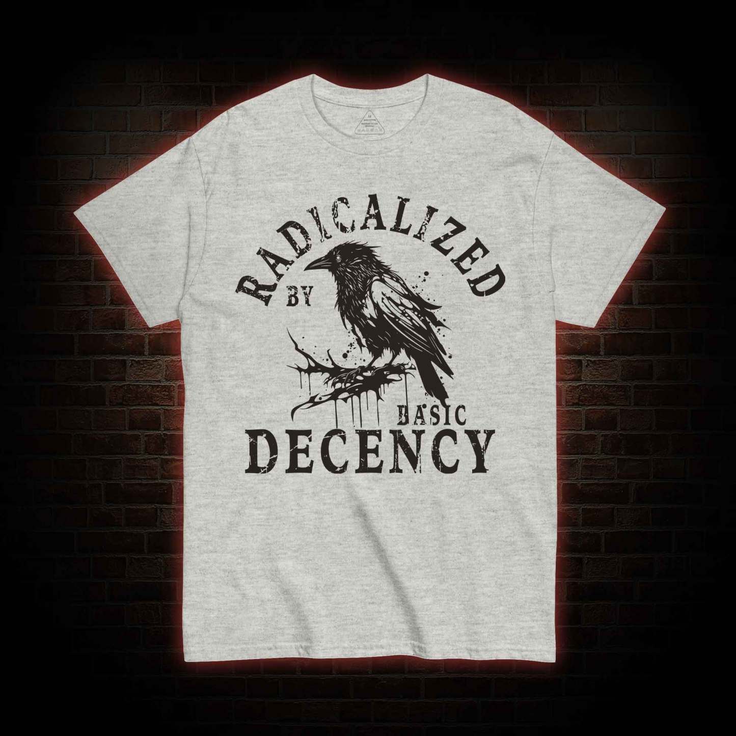 Crows Radicalized by Basic Decency T-shirt