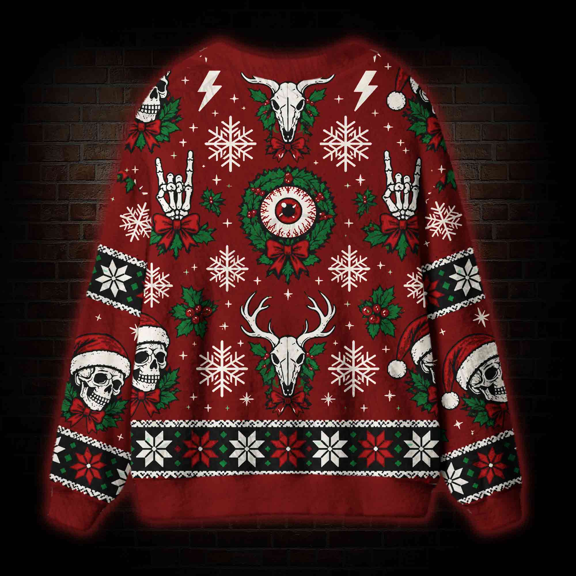 Merry Creepmas Cardigan Sweater