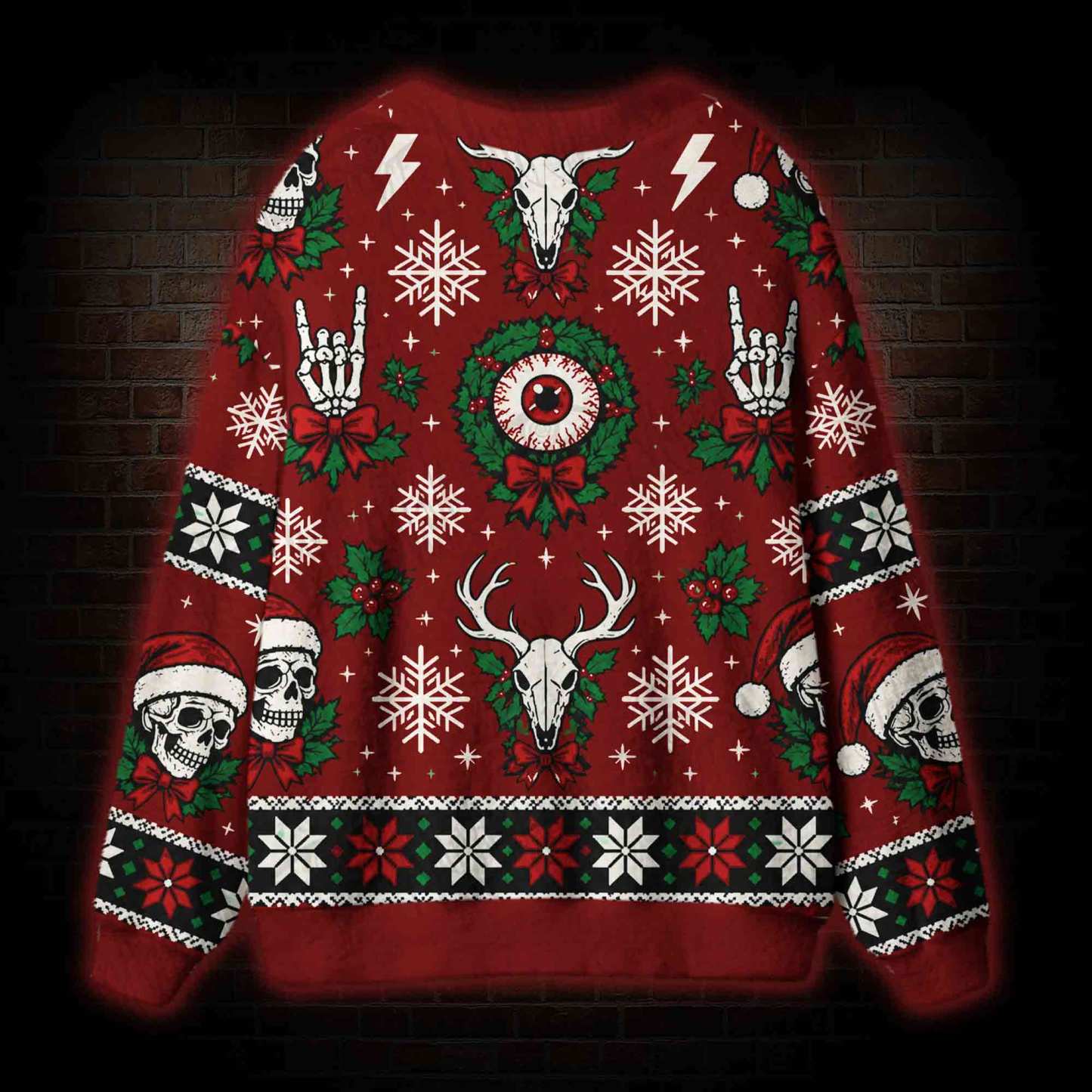 Merry Creepmas Cardigan Sweater