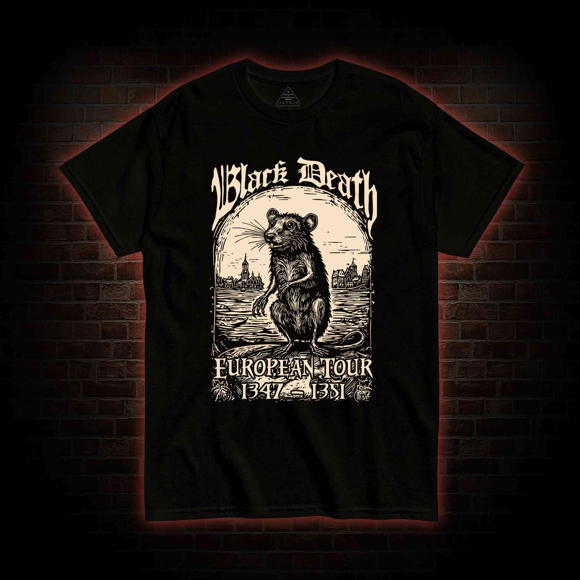 Black Death European Tour T-shirt