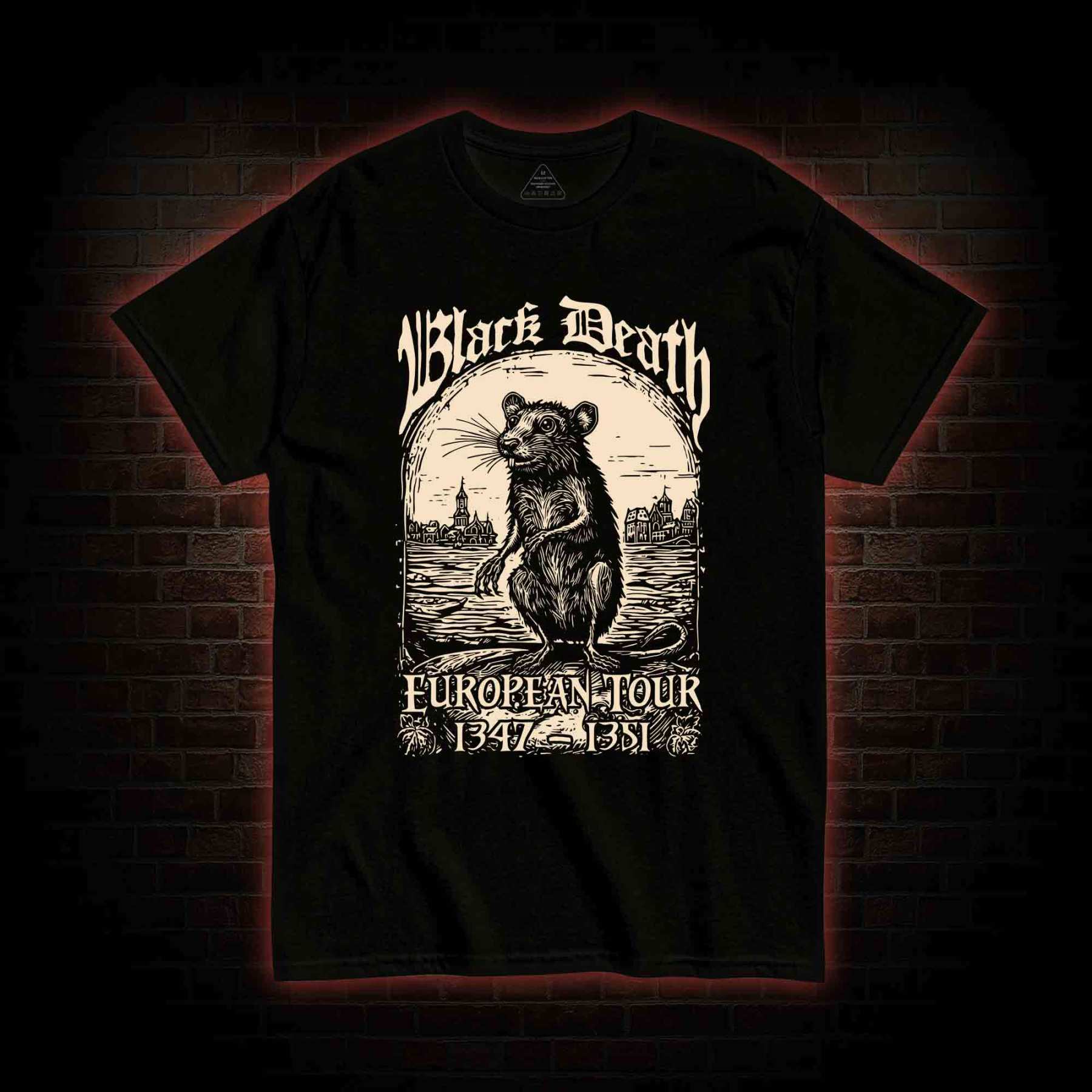 Black Death European Tour T-shirt