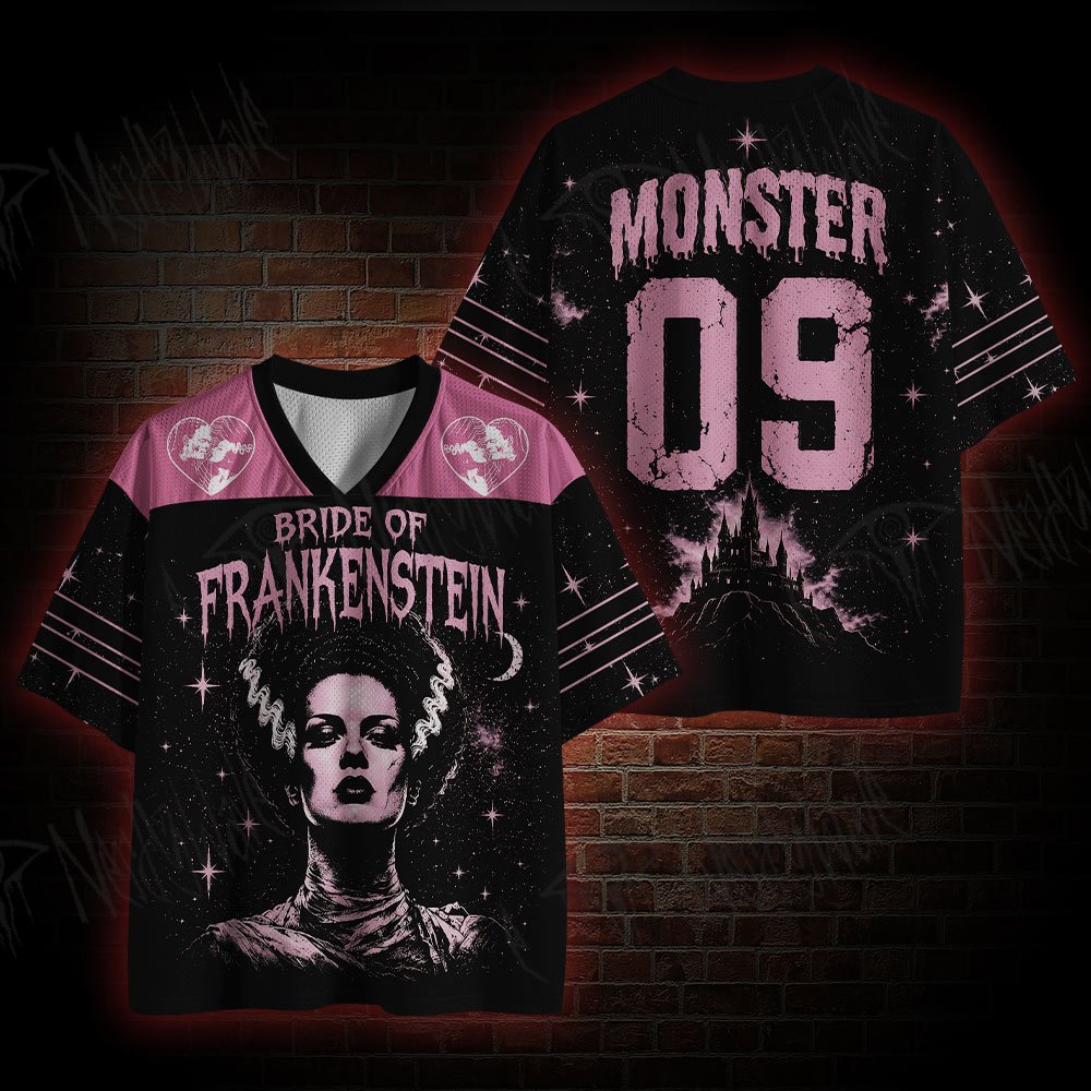 Bride of Frankenstein Mesh Jersey