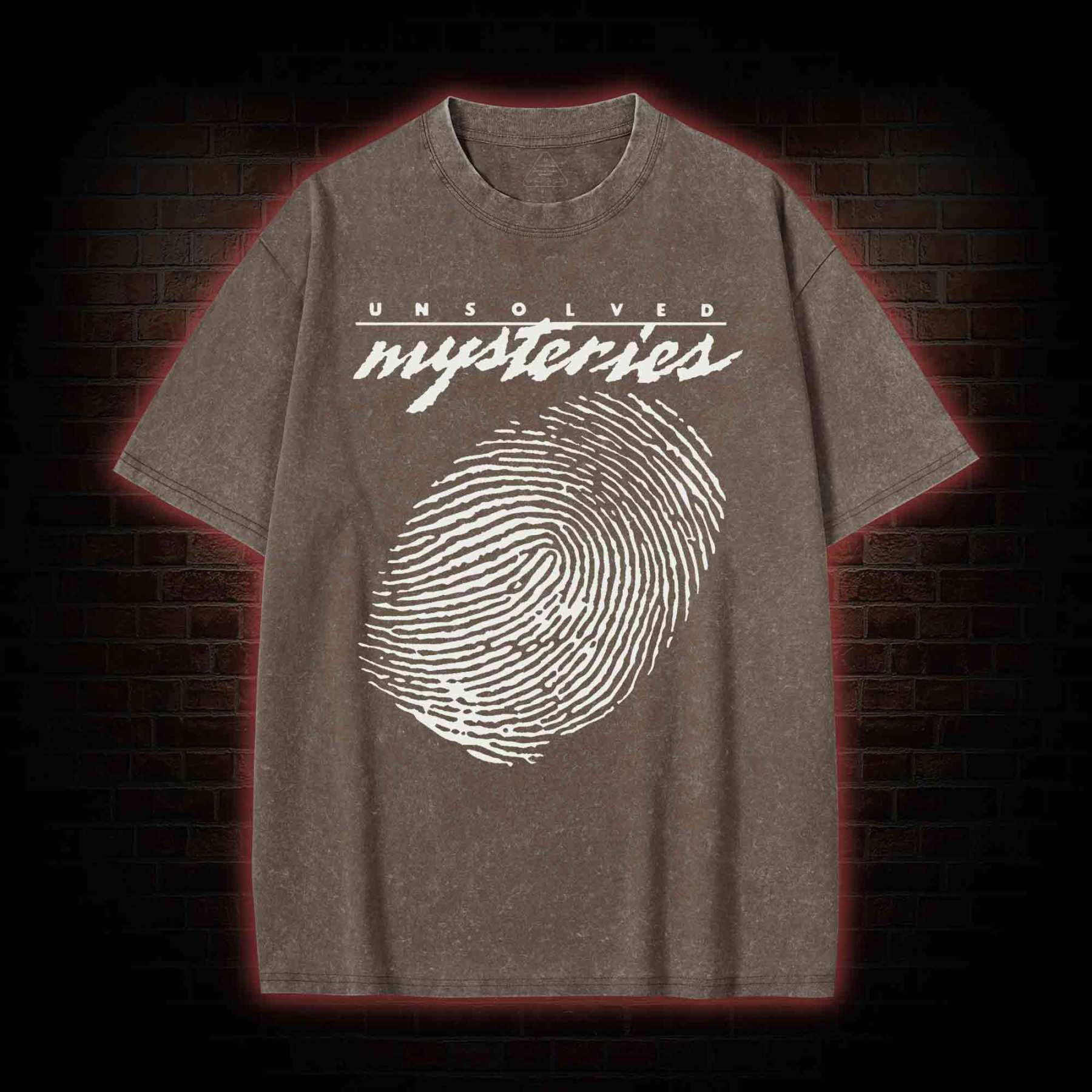 Unsolved Mysteries Washed T-shirt