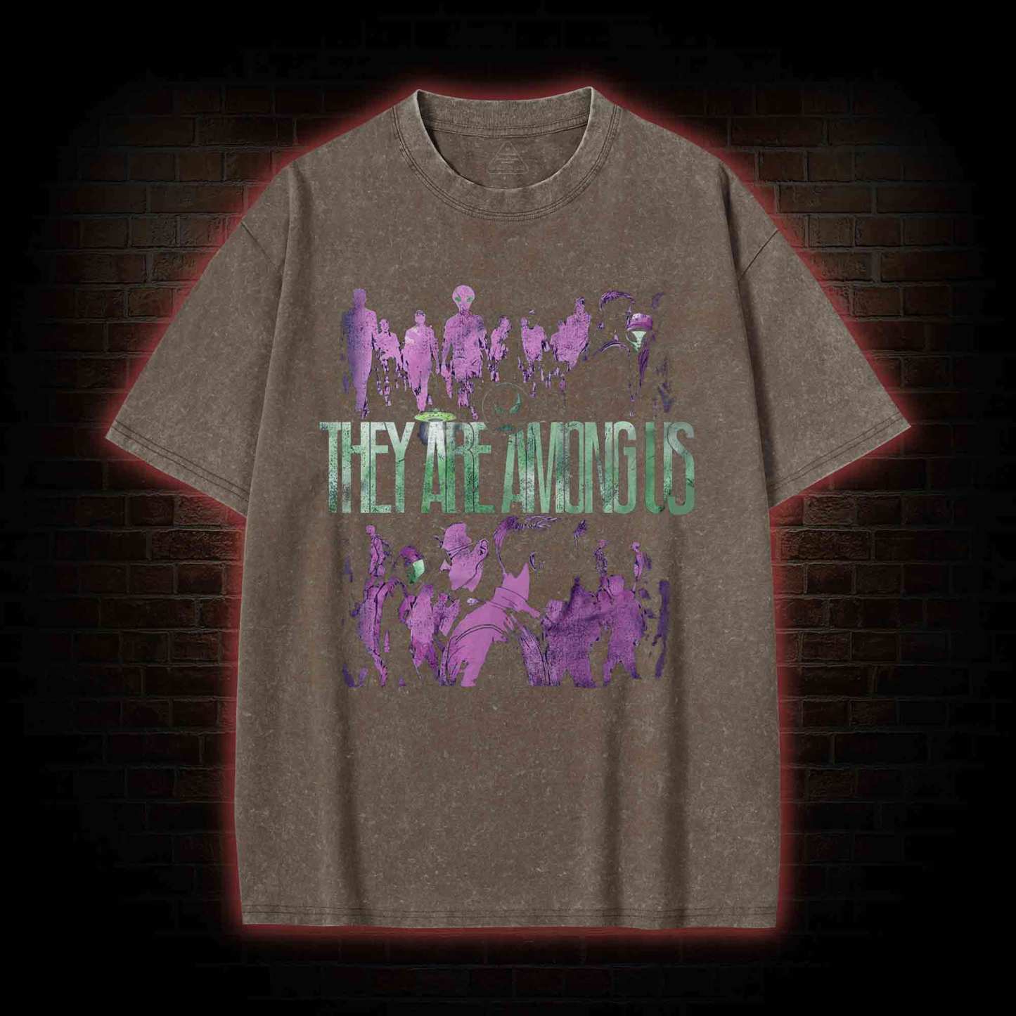 They Are Among Us Washed T-shirt