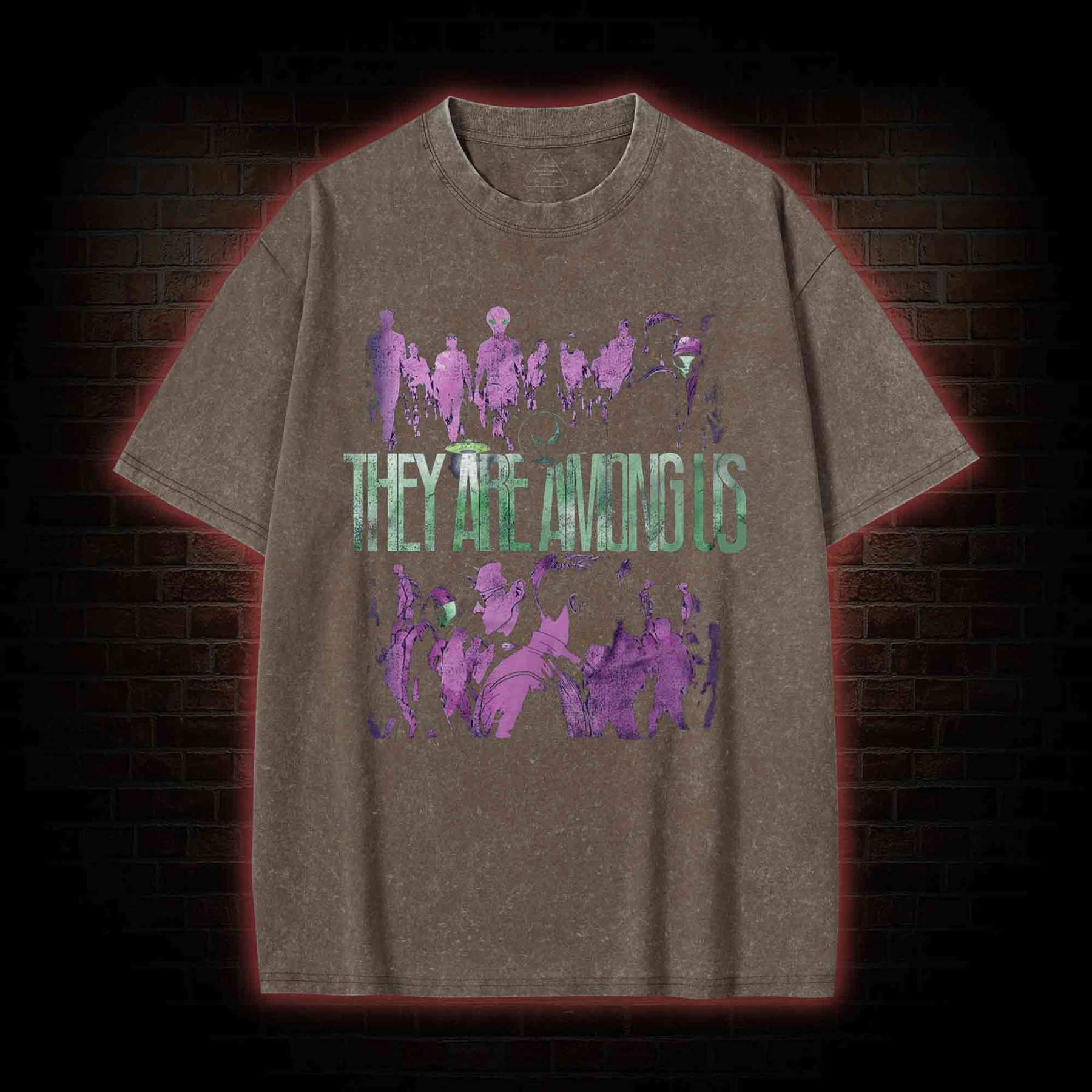 They Are Among Us Washed T-shirt