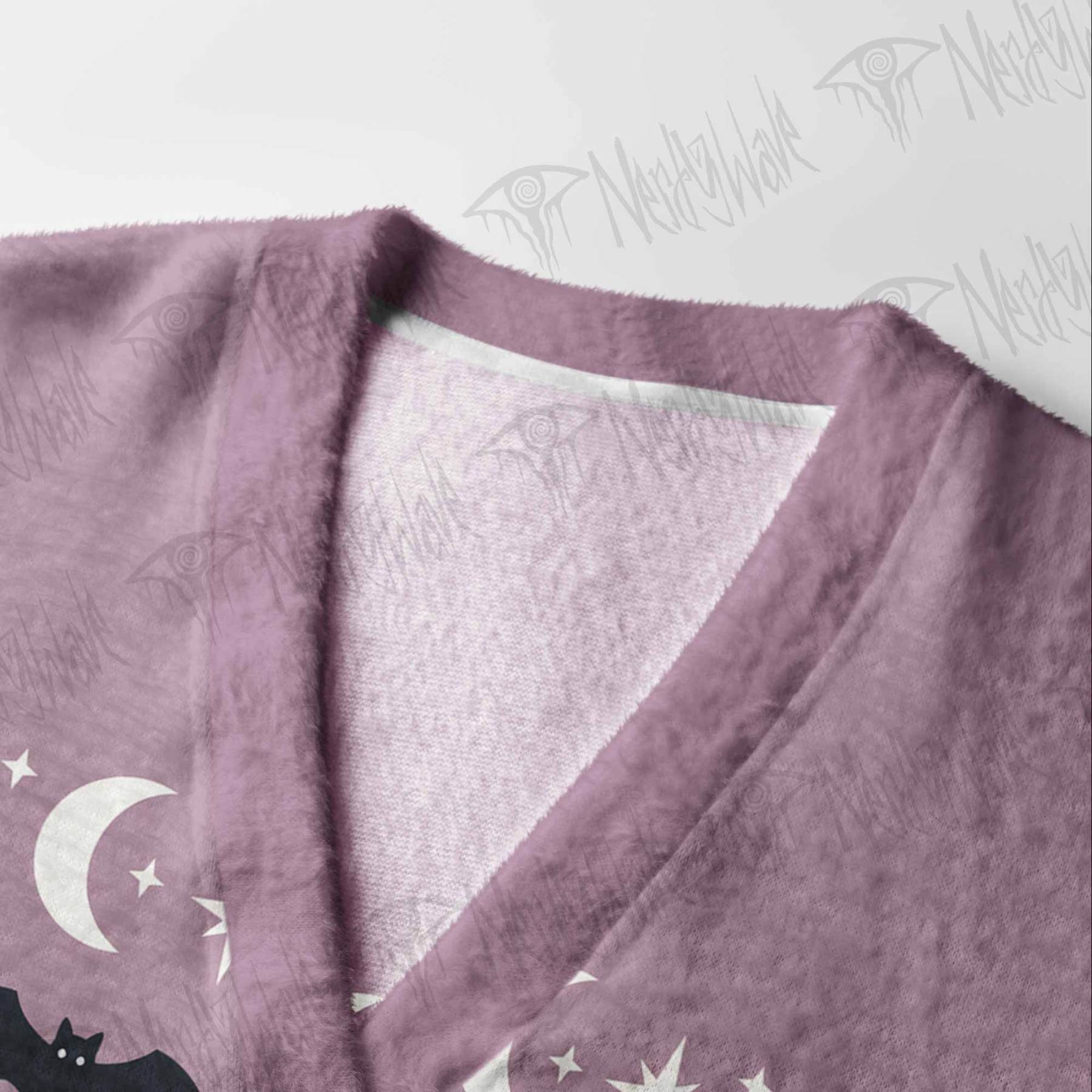 Lunar Cat Bat Cardigan Sweater