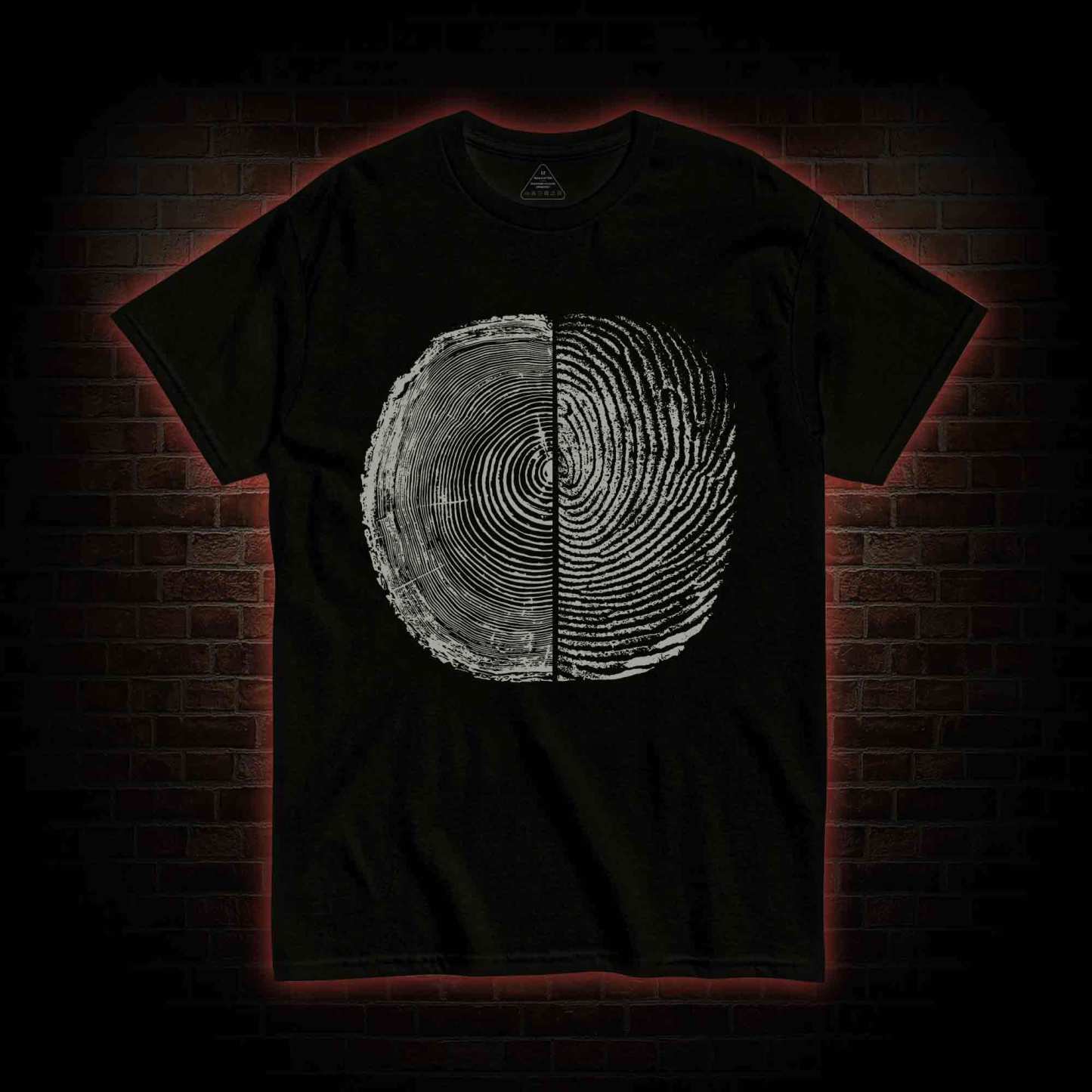 Tree Rings And Fingerprint T-shirt