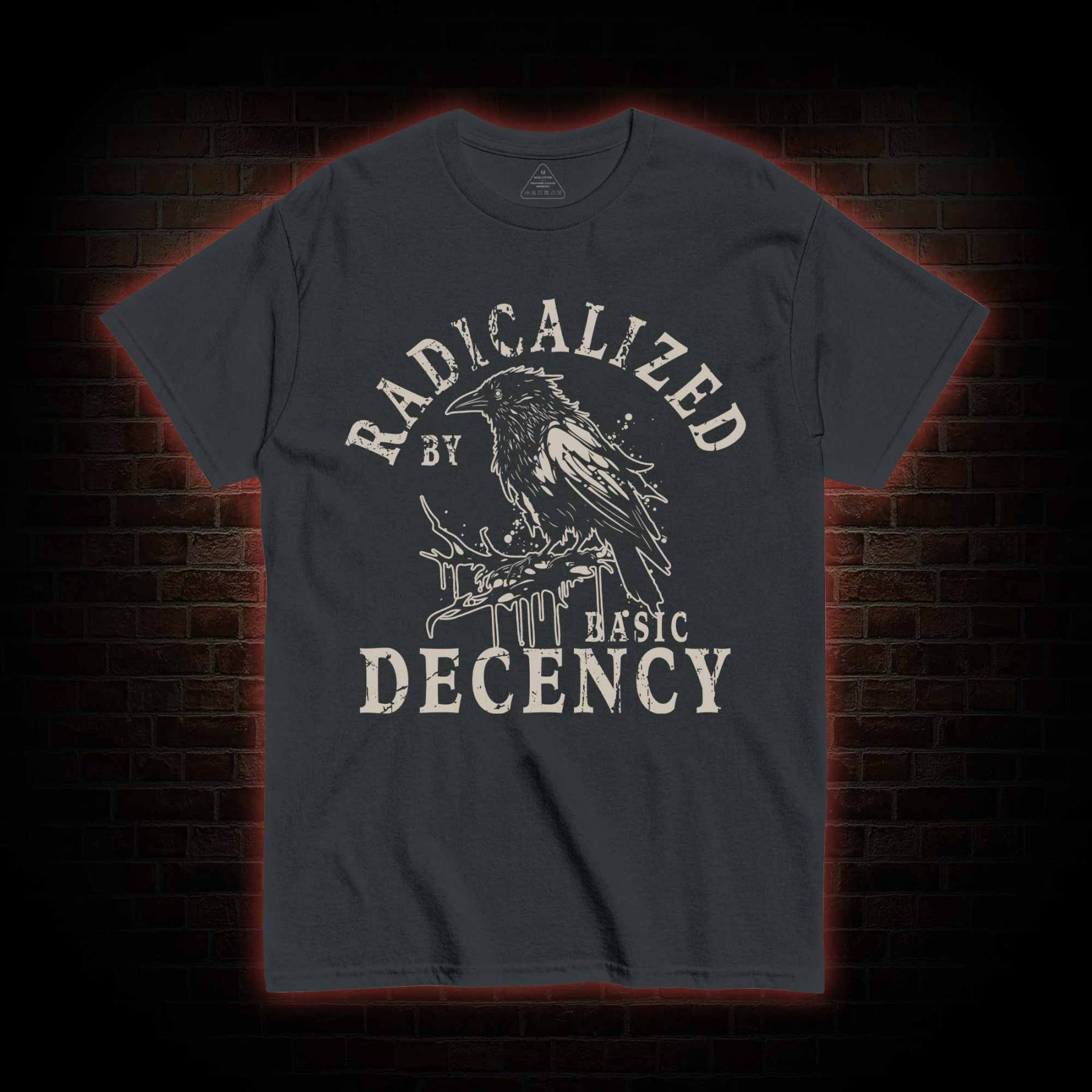 Crows Radicalized by Basic Decency T-shirt