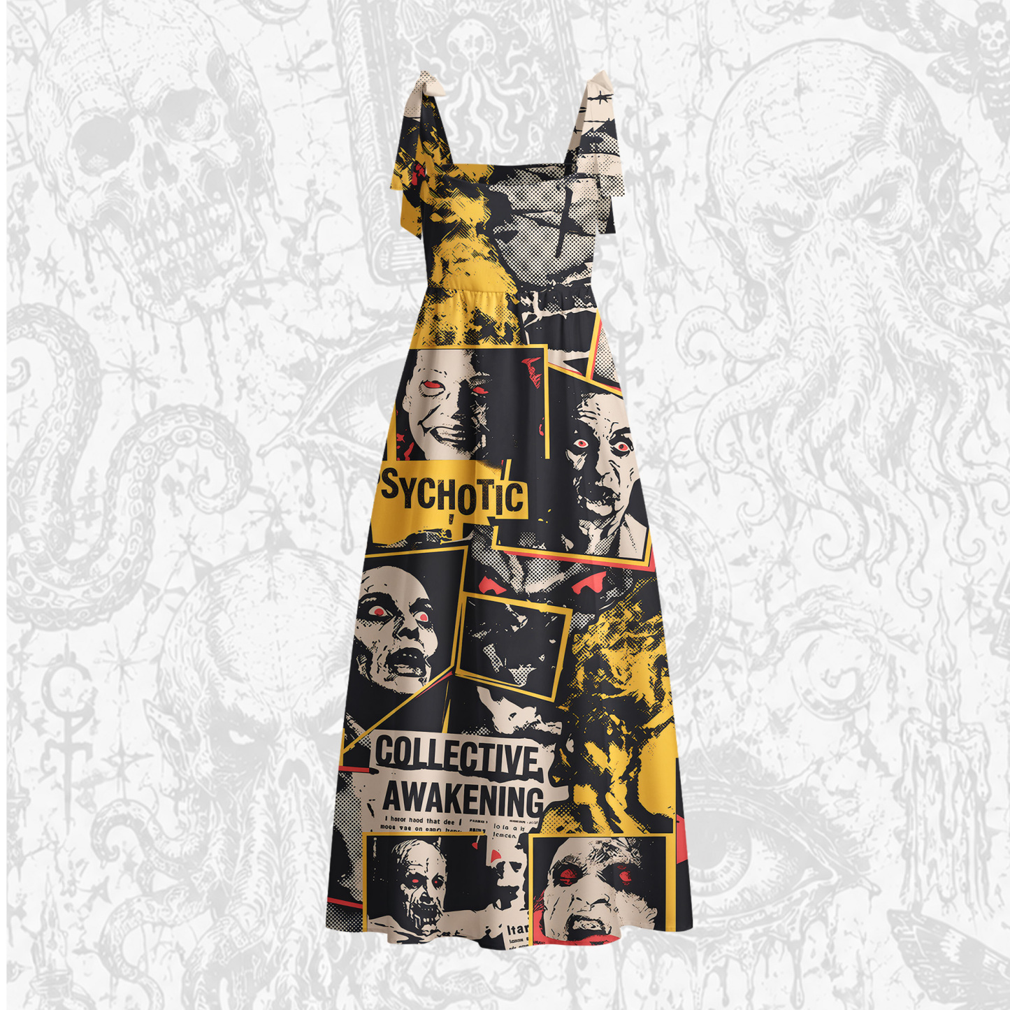 They're Coming to Get You, Barbara Tie Shoulder Maxi Dress
