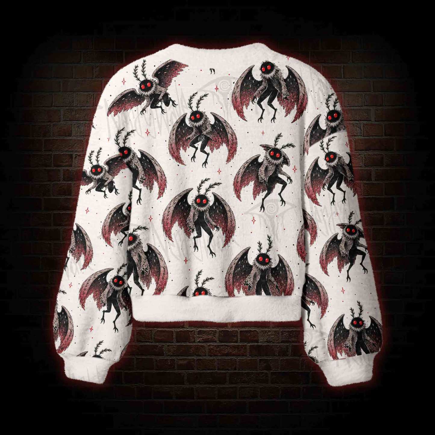 Mothman Creature Women's Cardigan Sweater