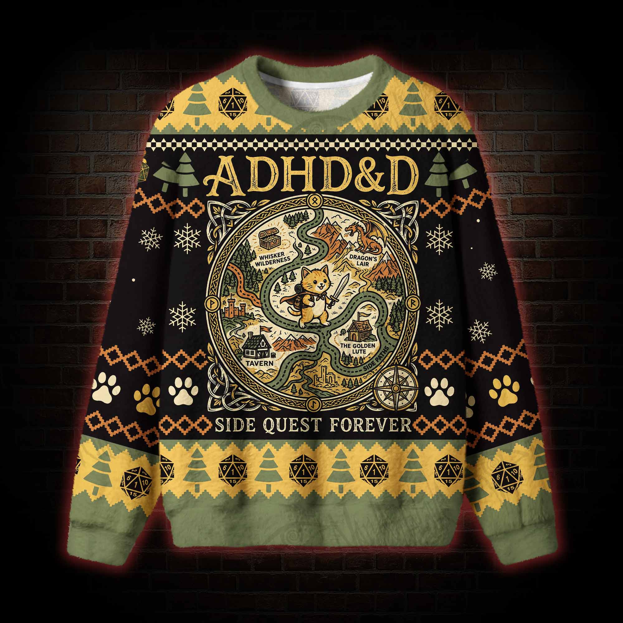 ADHD&D Ugly Sweatshirts