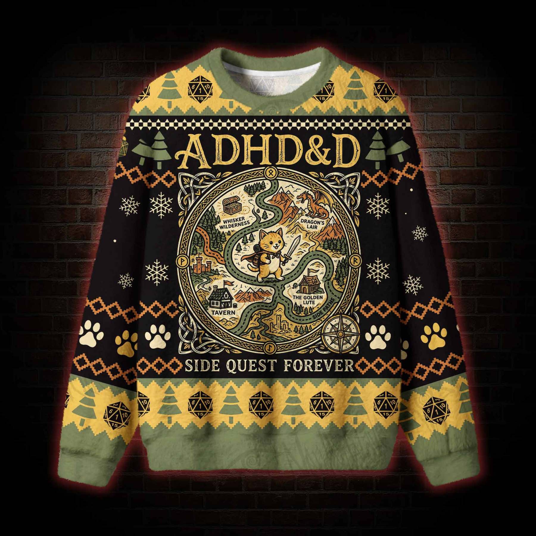 ADHD&D Ugly Sweatshirts