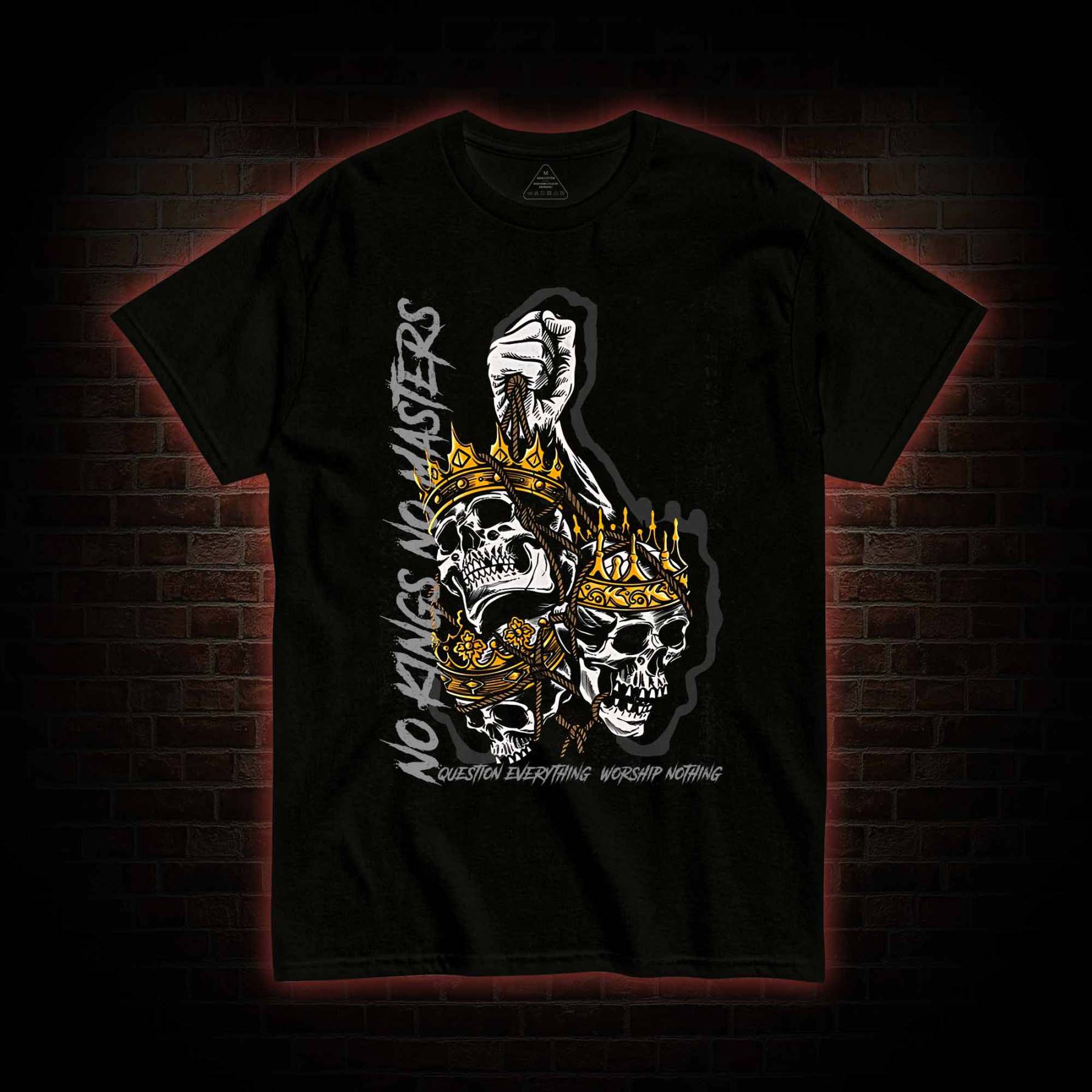 Question Everything Worship Nothing T-shirt