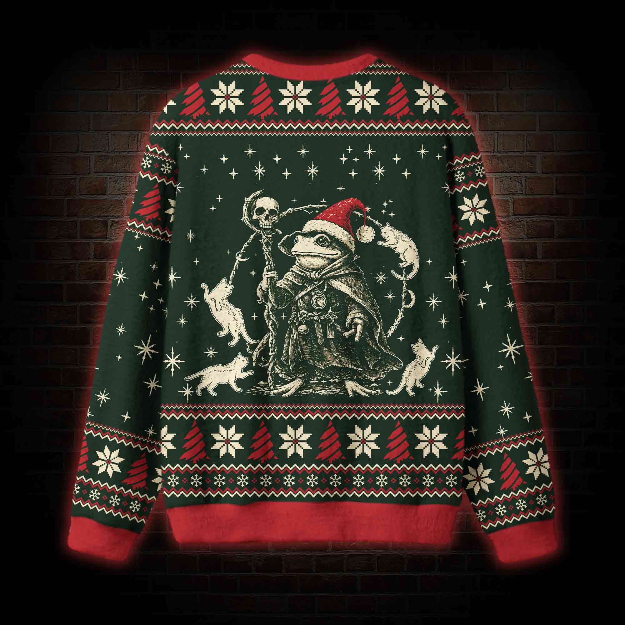 T’was the Tism M’Lord Frog Ugly Sweatshirts