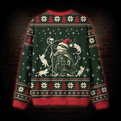 T’was the Tism M’Lord Frog Ugly Sweatshirts