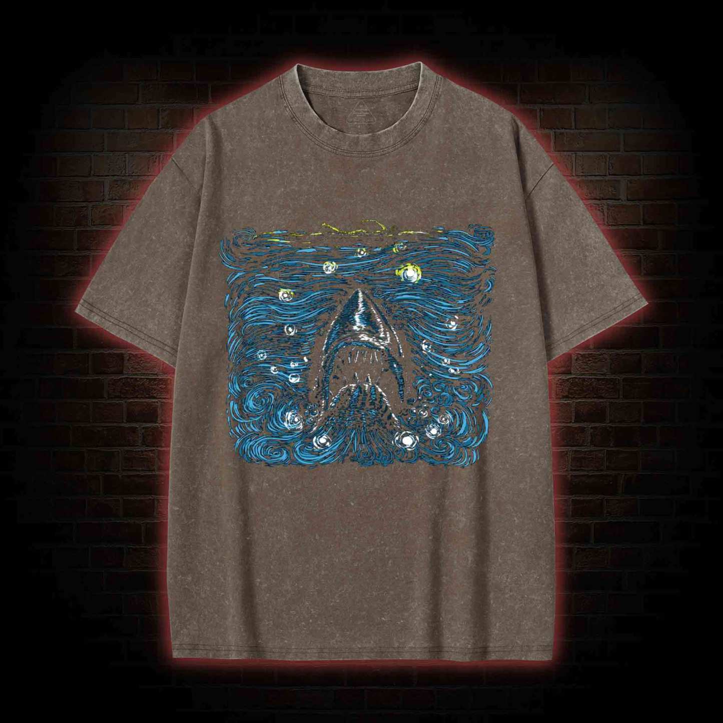 Starry Shark Washed T-shirt