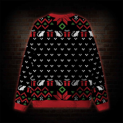 Overstimulated But Festive Ugly Sweatshirts