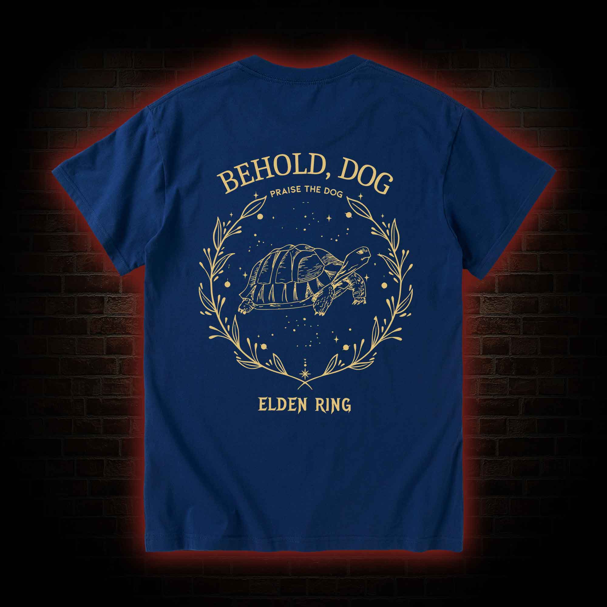 Behold Dog Front Back T-Shirt