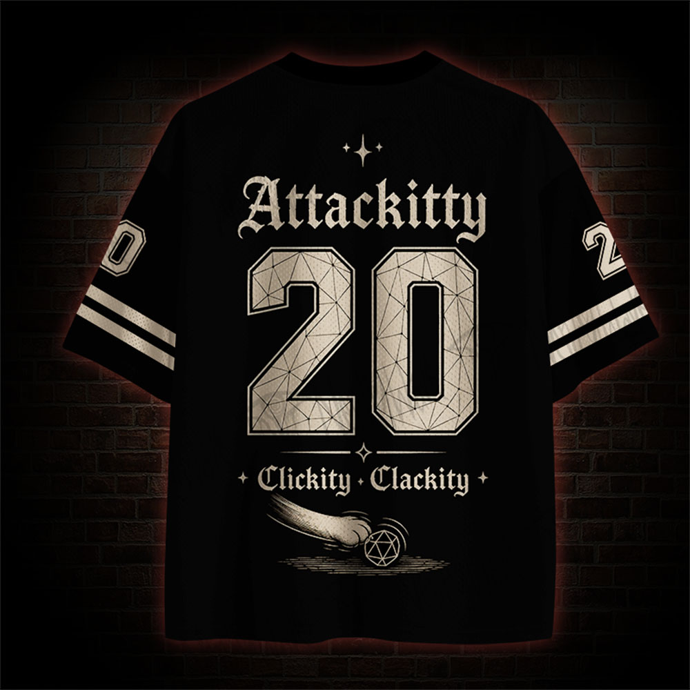 I Roll to Attackitty Mesh Jersey