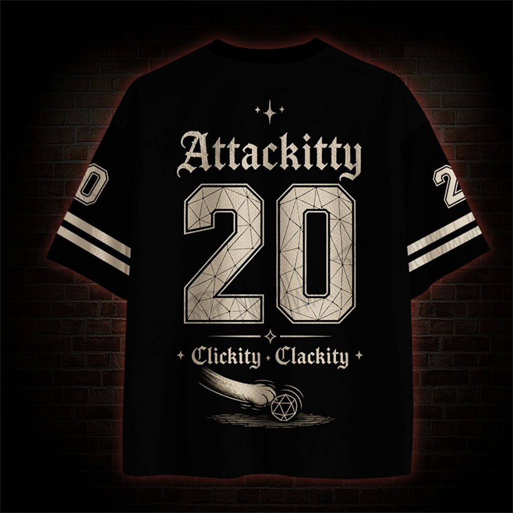 I Roll to Attackitty Mesh Jersey