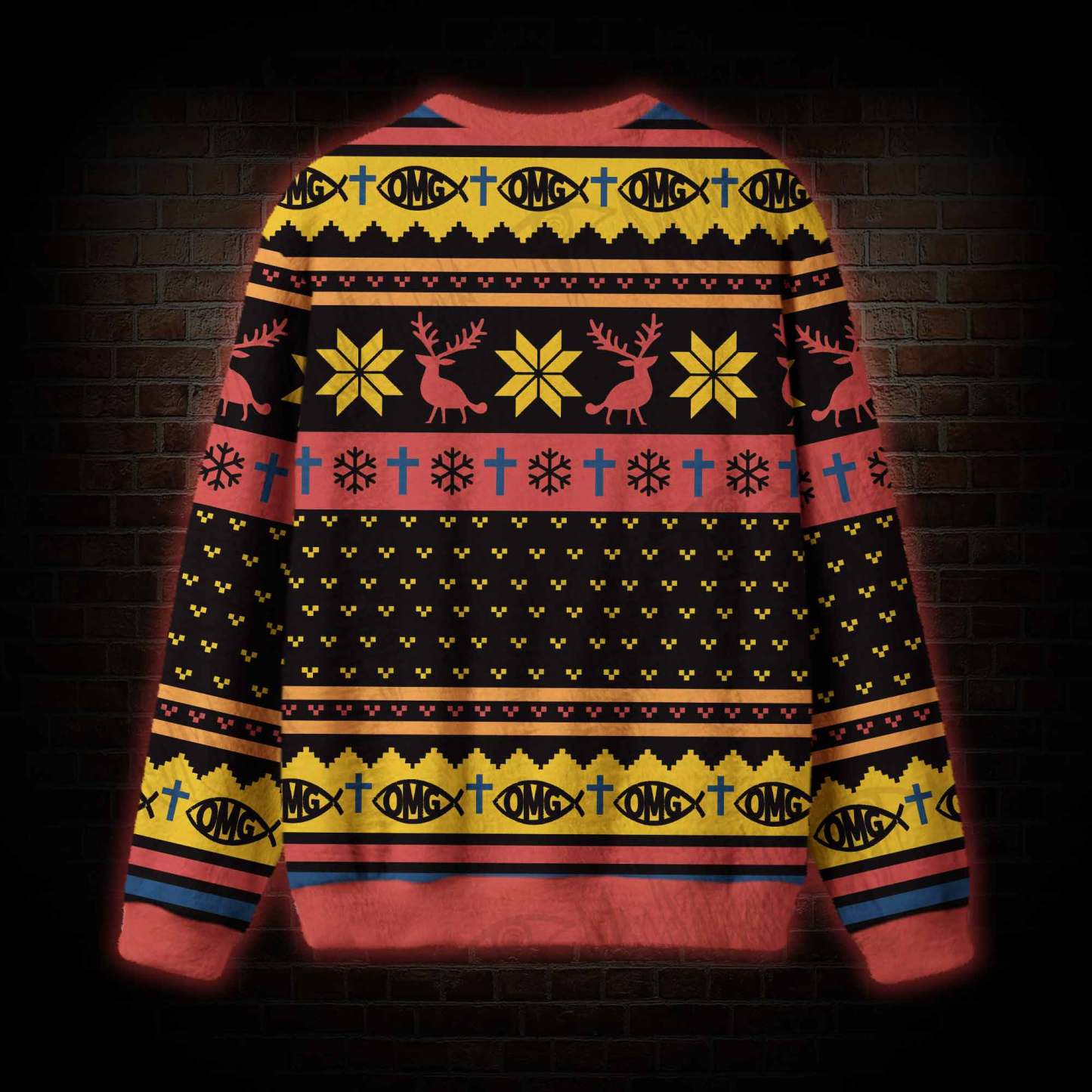 Jesus Has Your Back Ugly Sweatshirts