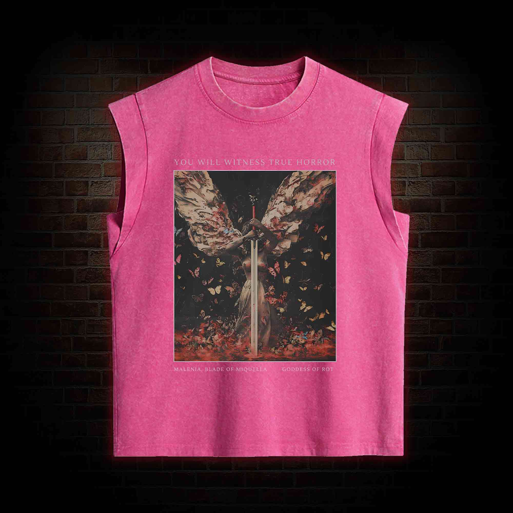 Goddess of Rot Slim Fit Women's Washed Tank Top