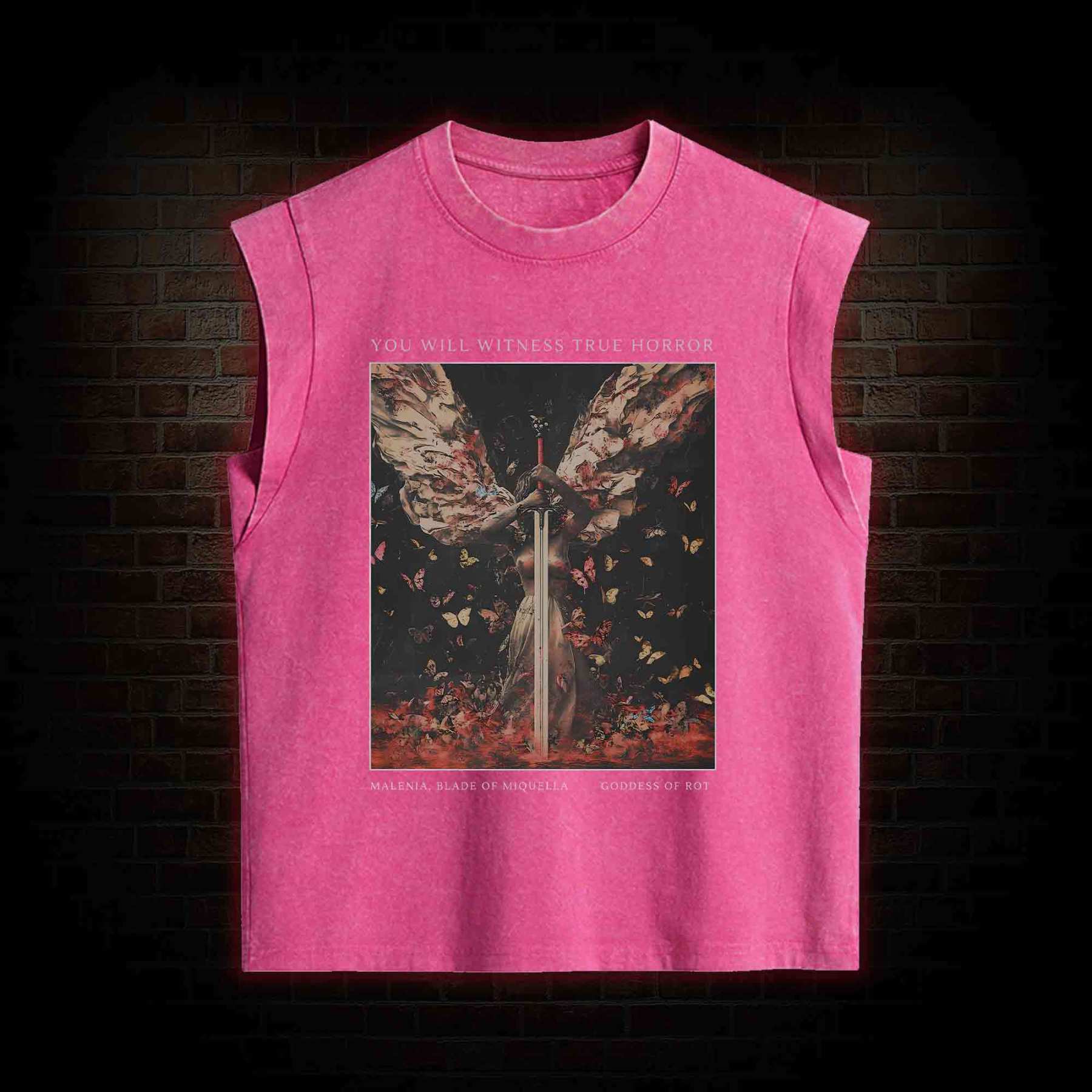 Goddess of Rot Slim Fit Women's Washed Tank Top